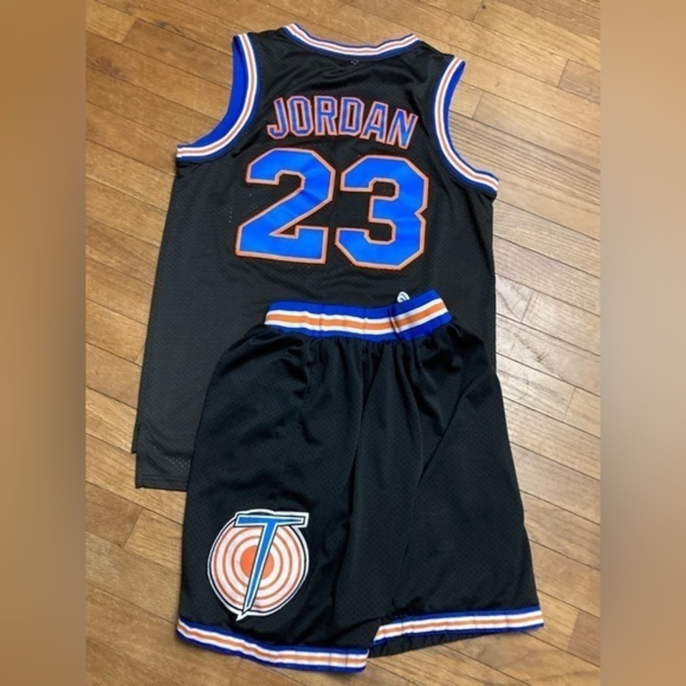 Vintage Tune Squad - Michael Jordan - matching Embroidered Jersey and Shorts set